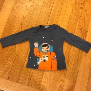 Baby Boden astronaut appliqué  T-shirt 18-24
